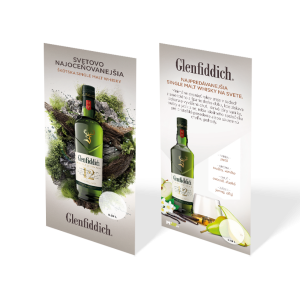 Glenfiddich vkladky do menu 20 ks