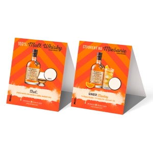 Monkey Shoulder stojančeky na stôl 20 ks